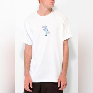 NWT aLab Men’s White Graphic Short Sleeve T-Shirt “Toot…I Love You” - Size M